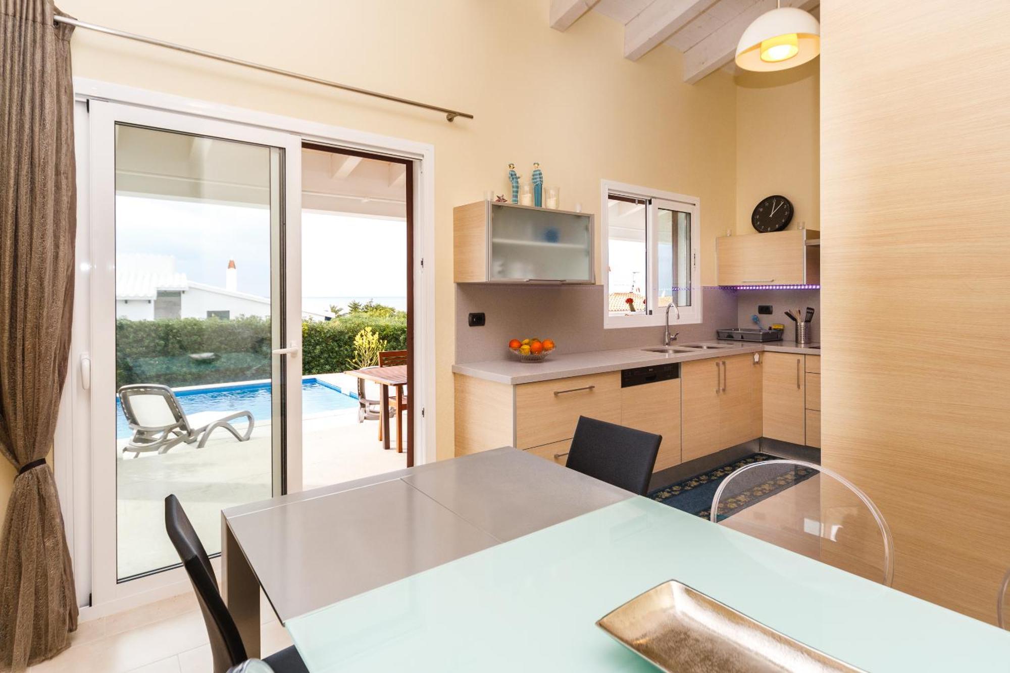Bini Sole - Villa De Lujo Con Piscina En Menorca Binibeca Eksteriør billede