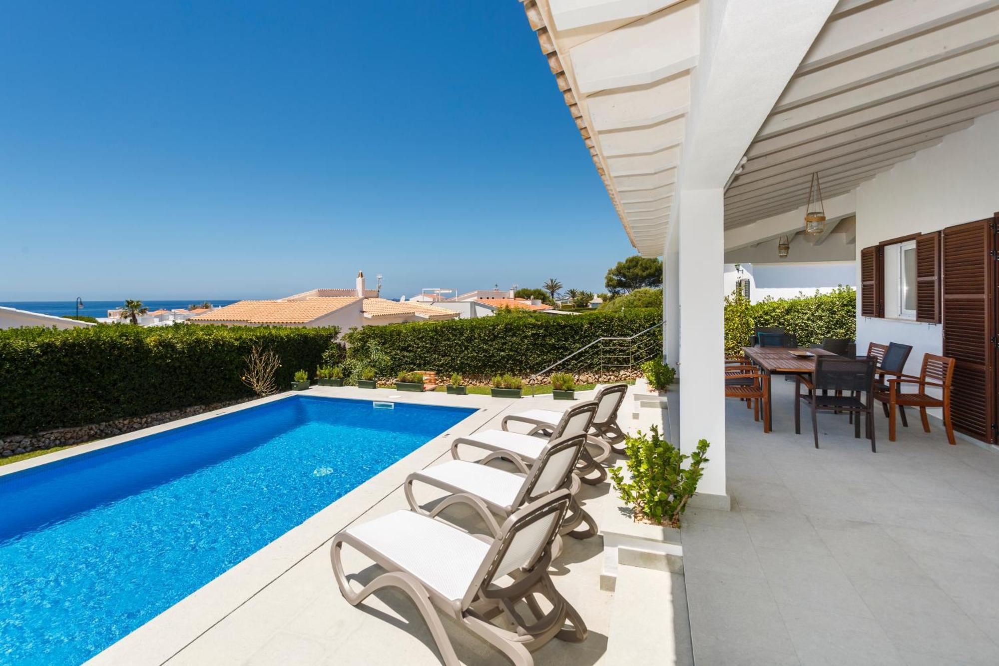 Bini Sole - Villa De Lujo Con Piscina En Menorca Binibeca Eksteriør billede
