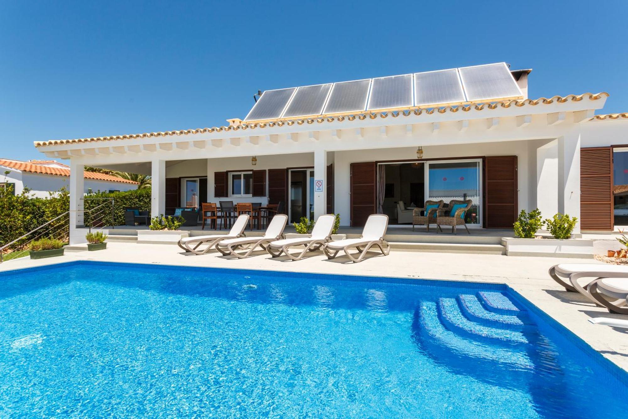 Bini Sole - Villa De Lujo Con Piscina En Menorca Binibeca Eksteriør billede